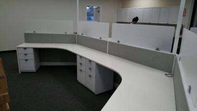 Re Manufactured Workstations With Used Office Furniture In